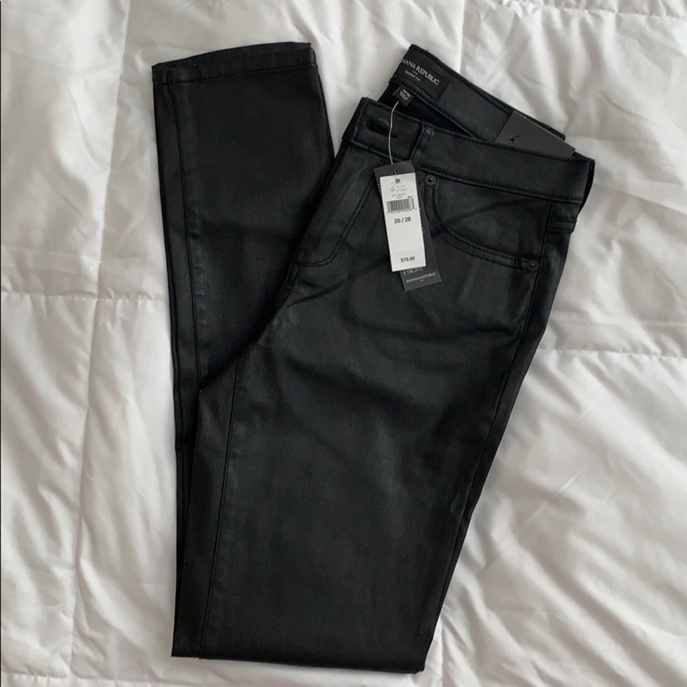 Banana Republic Skinny Black Pants